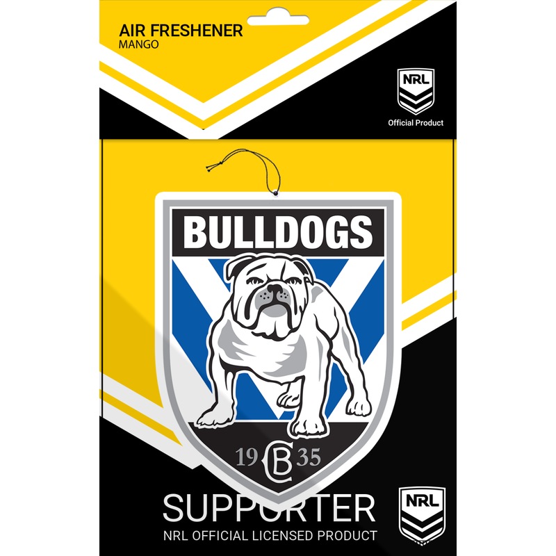 Buy NRL Car Air Freshener - Canterbury Bulldogs - Rugby League - MyDeal