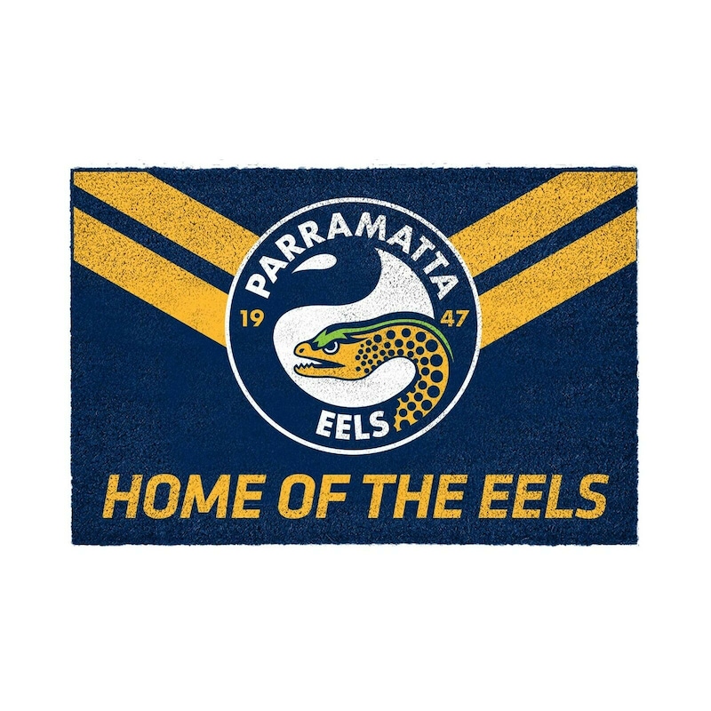 Buy NRL Front Back Door Entry Floor Mat - Parramatta Eels - 61cm x 41cm ...