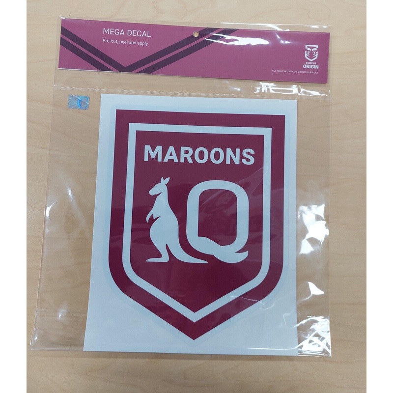 Buy NRL Mega Decal New Design Queensland Maroons QLD Car Sticker