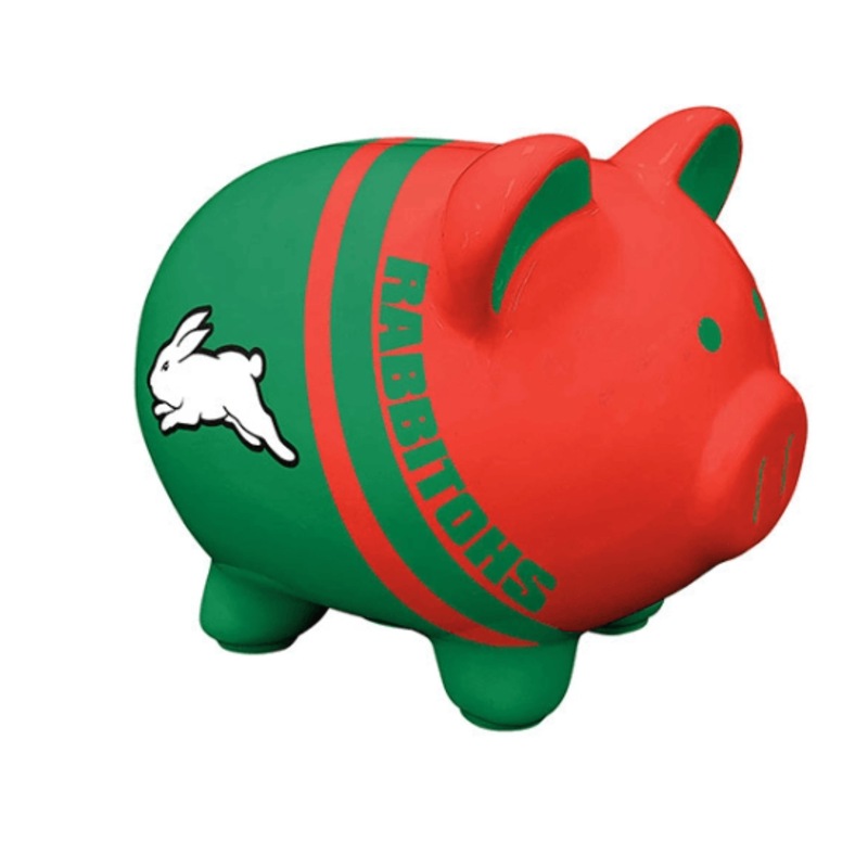 Buy NRL Piggy Bank Money Box With Coin Slot South Sydney Rabbitohs