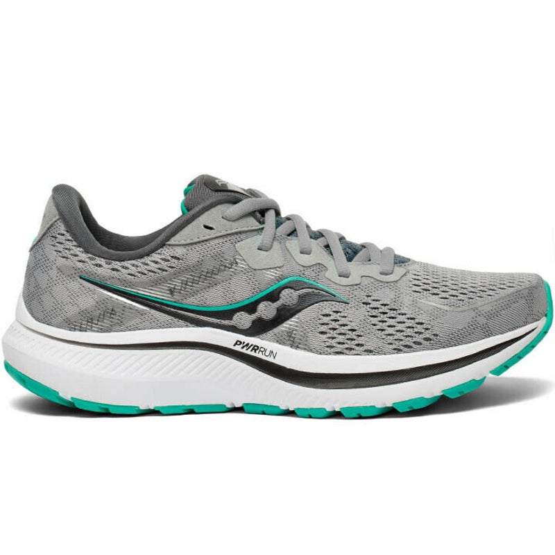 Buy SAUCONY Omni 20 - Alloy/Jade - Power Run Midsole - Form Fit - Shoe ...