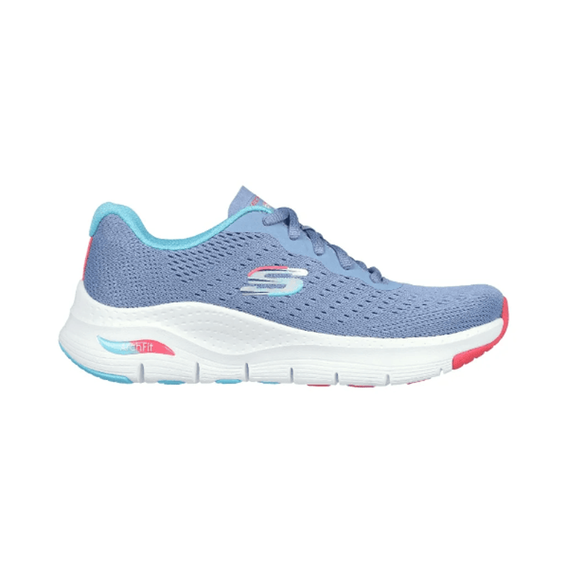 Buy SKECHERS Arch Fit Infinity Cool Shoe - Blue/Multi - Womens - MyDeal