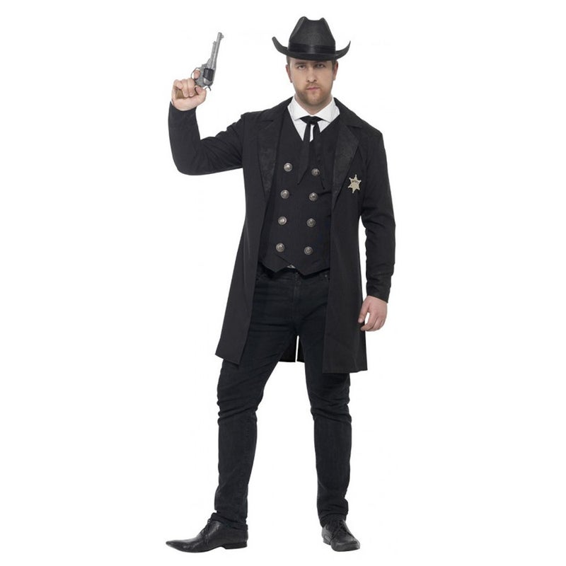 Buy Adult Costume Men's Plus Sheriff Fancy Dress Up Cosplay Theme Party ...