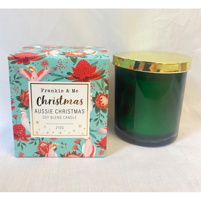 Buy Candle 210G Soy Christmas Candle, Green MyDeal