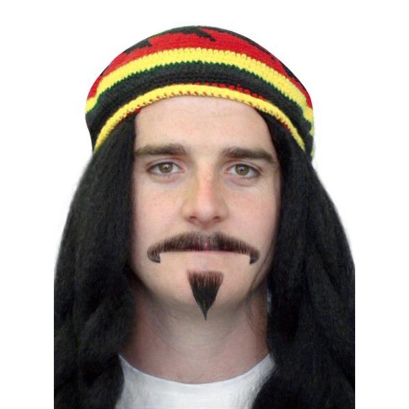 Buy Moustache Goatee 2 Piece Fake Facial Hair Costume Party Fancy Dress
