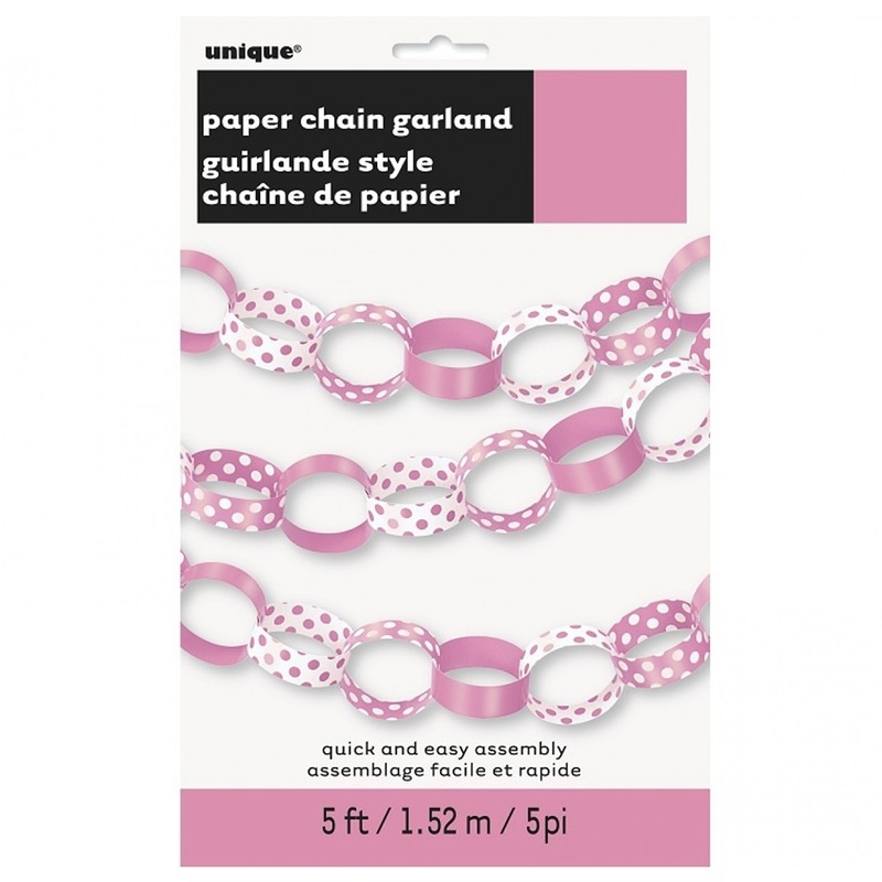 Buy Paper Chain Garland Polka Dots Hanging Decoration Party Supplies