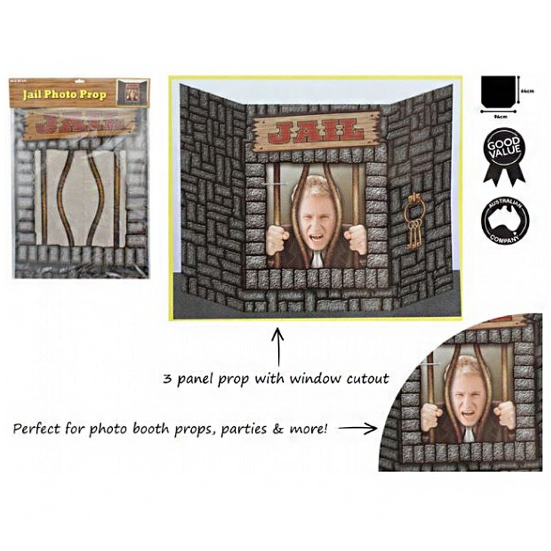 Buy Photo Prop Jail Bars with Sign MyDeal