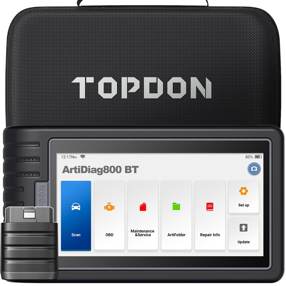 OBD2 Scanner TOPDON ArtiDiag800BT Wireless Car Diagnostic Scan Tool with All Systems Diagnosis 28 Reset Services Free Lifetime Upgrade