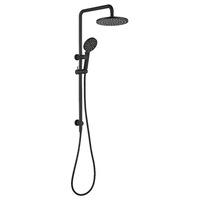 Decaura WELS 9" Rain Shower Head Swivel 2 in 1 Rail Set 3-Mode Handheld Shower System
