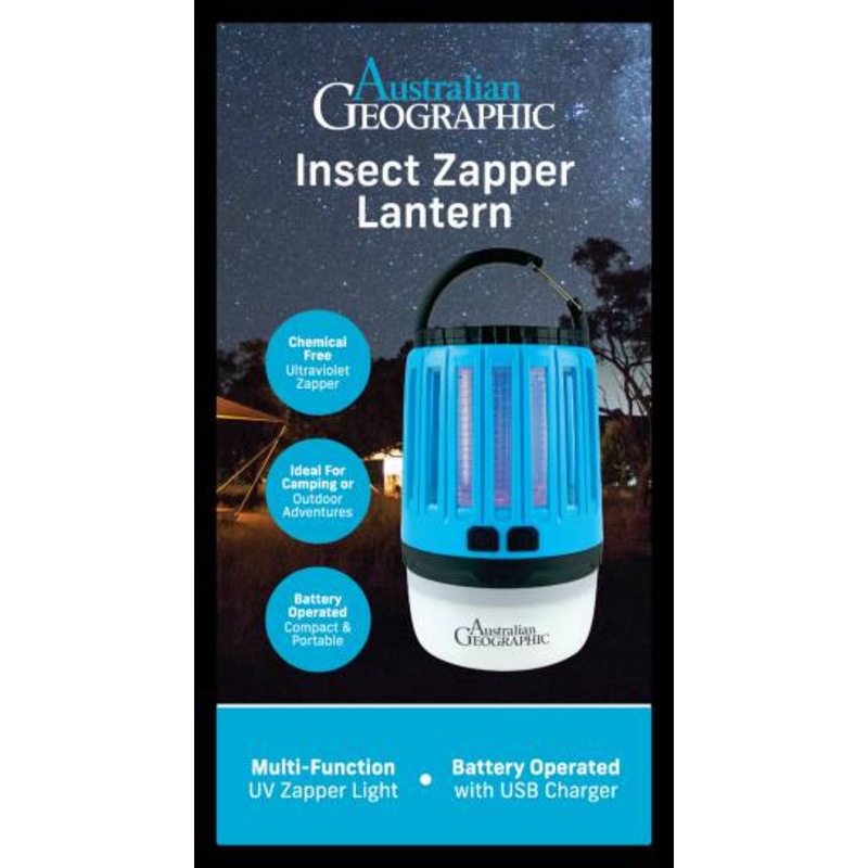 Buy Australian Geographic Insect Zapper Lantern MyDeal