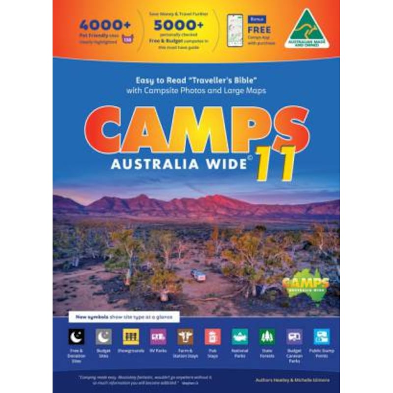 Buy Camps Australia Wide 11 B4 by Heatley & Michelle Gilmore - MyDeal