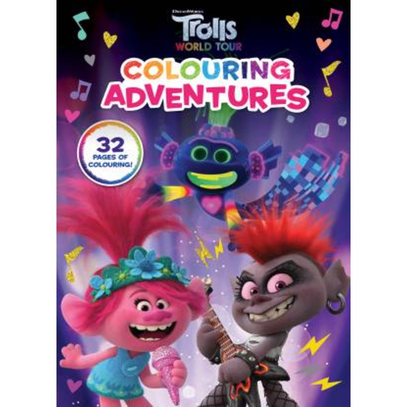 Buy DreamWorks Trolls World Tour: Colouring Adventures - MyDeal