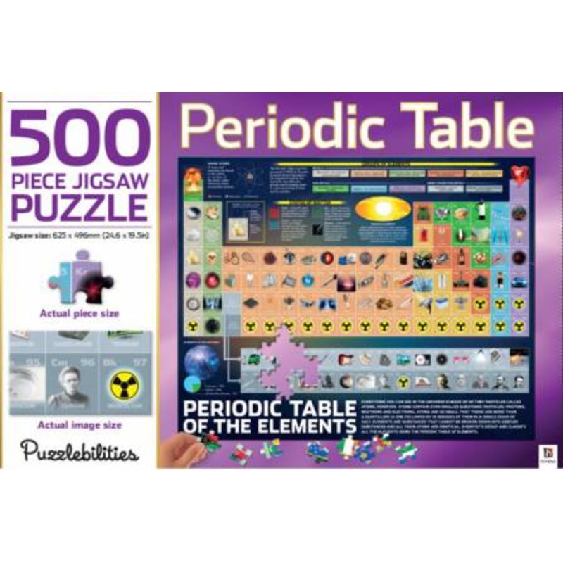 Buy Puzzlebilities 500 Piece Jigsaw Puzzle Periodic Table MyDeal