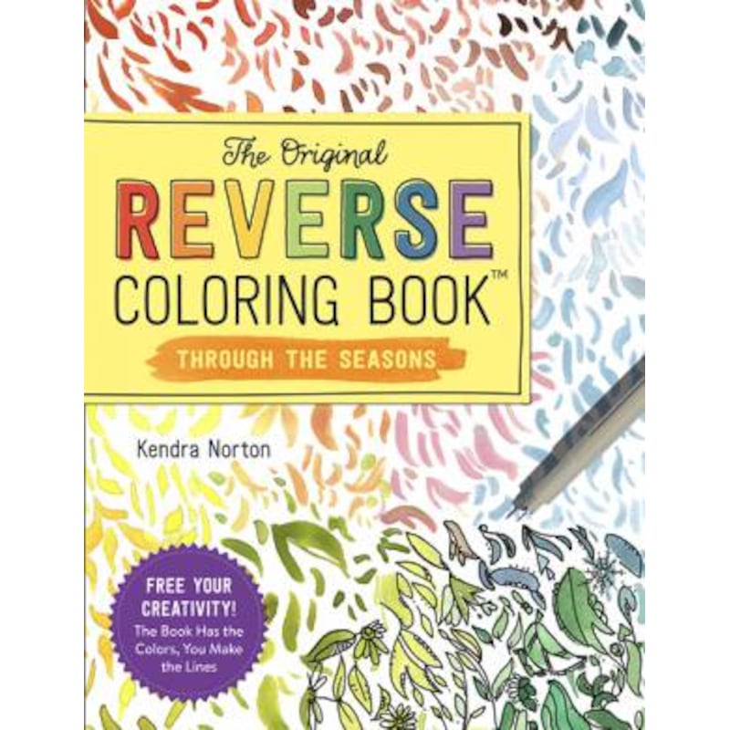 Buy The Original Reverse Coloring Book Through The Seasons by Kendra