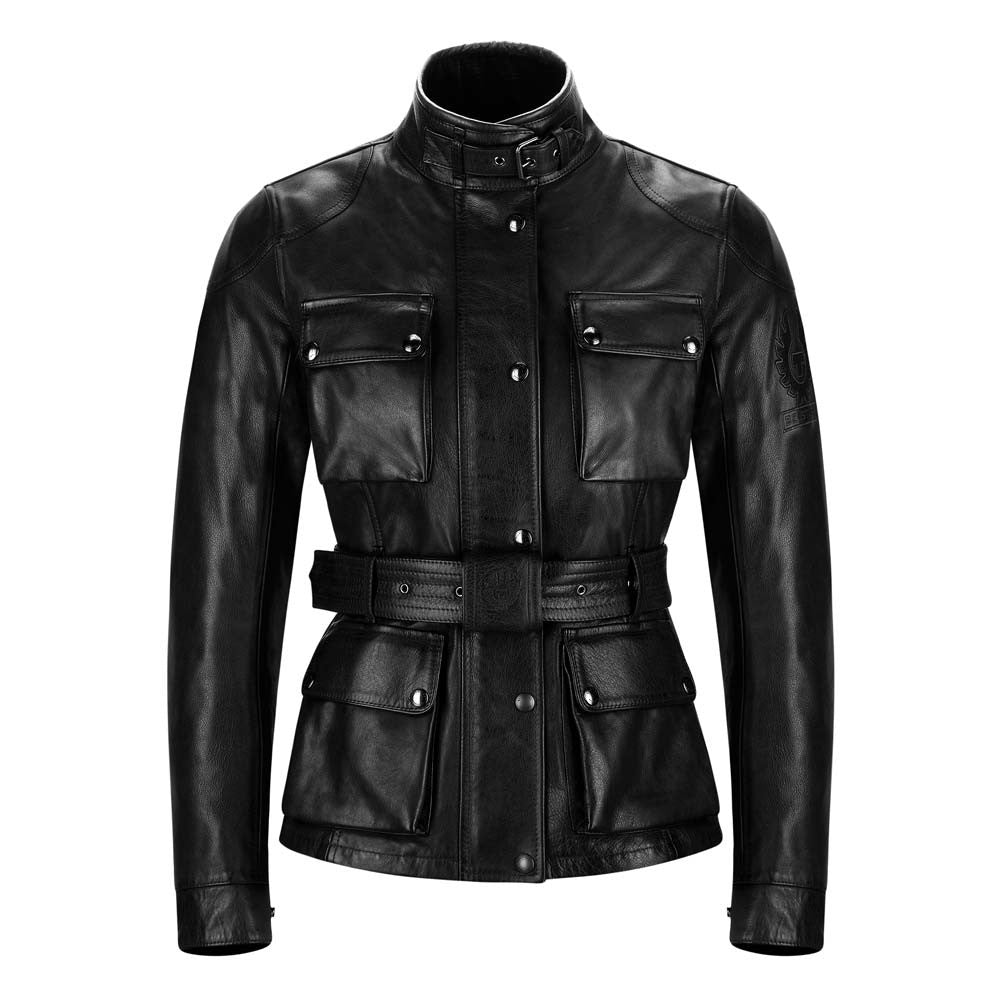 Buy BELSTAFF TRIALMASTER PRO WOMEN LEATHER MOTORCYCLE JACKET - ANTIQUE ...