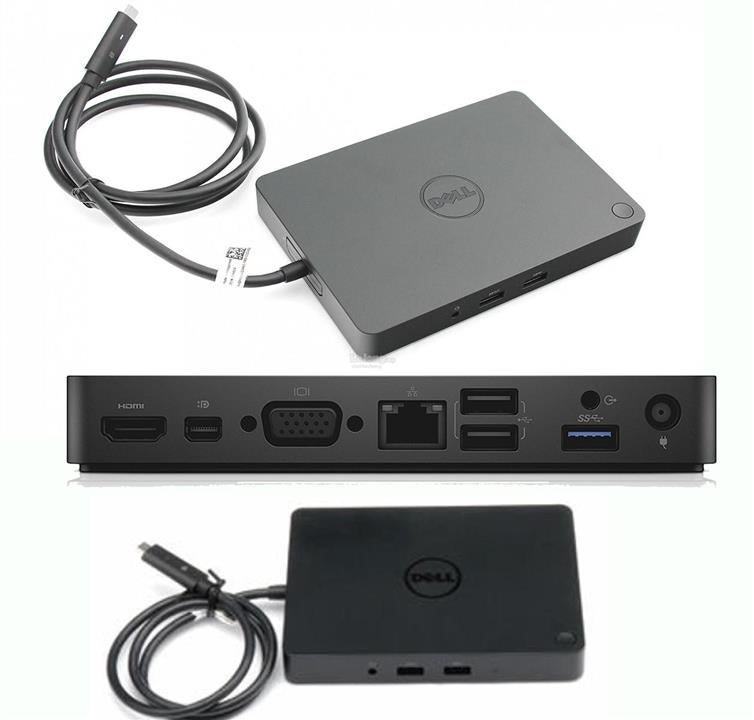 Dell WD15 K17A USB-C Docking Station 4K HDMI USB3 LAN W/ 130W PSU