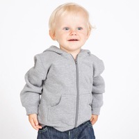 AIDEN - Baby/Kids Zip Hoodies Plain Cotton-Rich