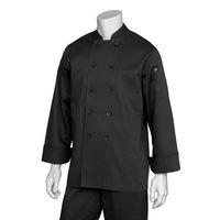 BASTILLE - Plain Black Chef Jacket