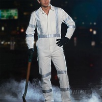COLT - White Night Safety Work Coveralls - Biomotion Tape