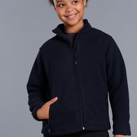 FLICKER - Kids Bonded Polar Fleece Zip Fitted Jacket