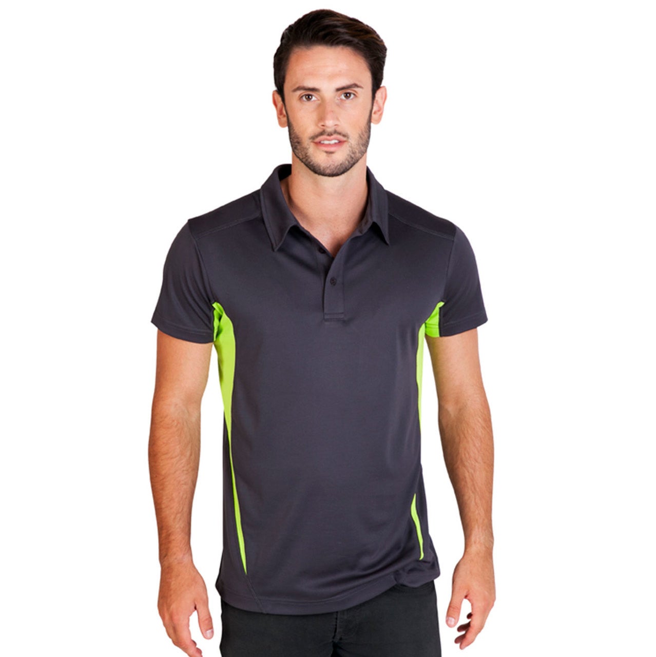 FUEL - Mens Cool Dry Contrast Polo Shirts