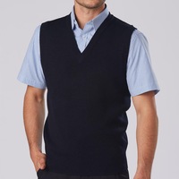 MUMFORD - Unisex Wool/Acrylic-V-Neck Vest