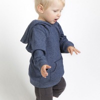 QUINN - Kids Lightweight Heather Hoodie Stretch