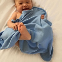 SNUGGLE - Baby Blankets Organic With Hood