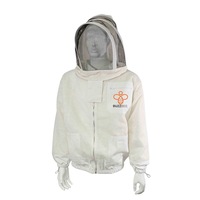 Buzzbee Beekeeping Ventilated Jacket and Zipped Accordion Beekeeping Hood