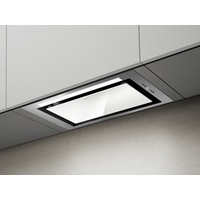 60cm Elica Hidden Undermount Rangehood- Inox & White Glass