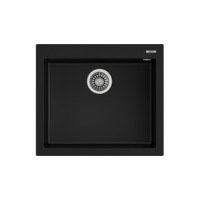 TEKA 500mm x 400mm Tegranite ForSquare Sink, Black