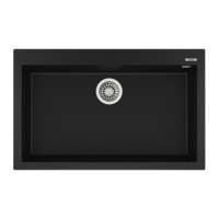 TEKA 720mm x 400mm Tegranite ForSquare Sink Black