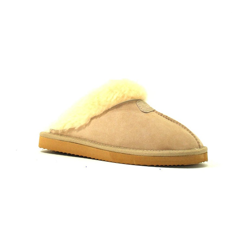Buy Ozlamb® UGG Slippers Luxy Sheepskin Wool Suede Scuff - MyDeal