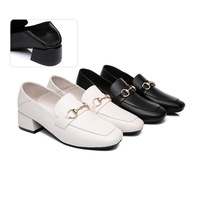 TARRAMARRA® Women Mia Leather Low Block Heels