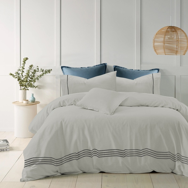 Buy Bedding N Bath 1200TC Pure 100% Cotton 3pcs Embroidered Bed Quilt ...