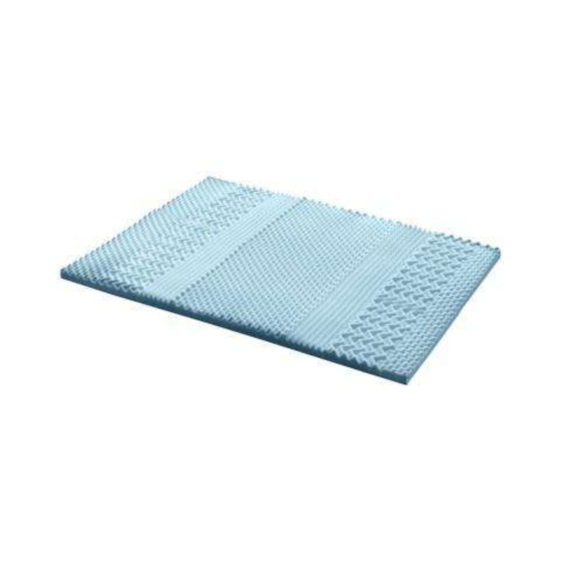 Buy Cool Gel Memory Foam Mattress Topper Bamboo Cover 5CM 7Zone MyDeal