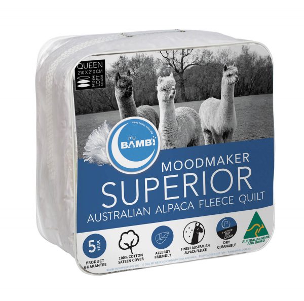 Buy My Bambi Moodmaker Superior ALPACA WOOL 430GSM Quilt - HIGH LOFT ...