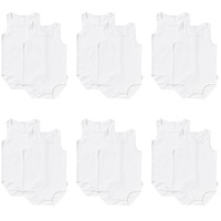 12 Pack Bonds Wonderbodies Baby Singletsuit Bodysuit Wondersuit Tank BY4VA Bulk