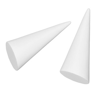 2 Pack Solid White Acrylic Cone Finger Ring Jewellery Display Stand Holder Bulk Perspex for Rings Earrings Body Jewelry