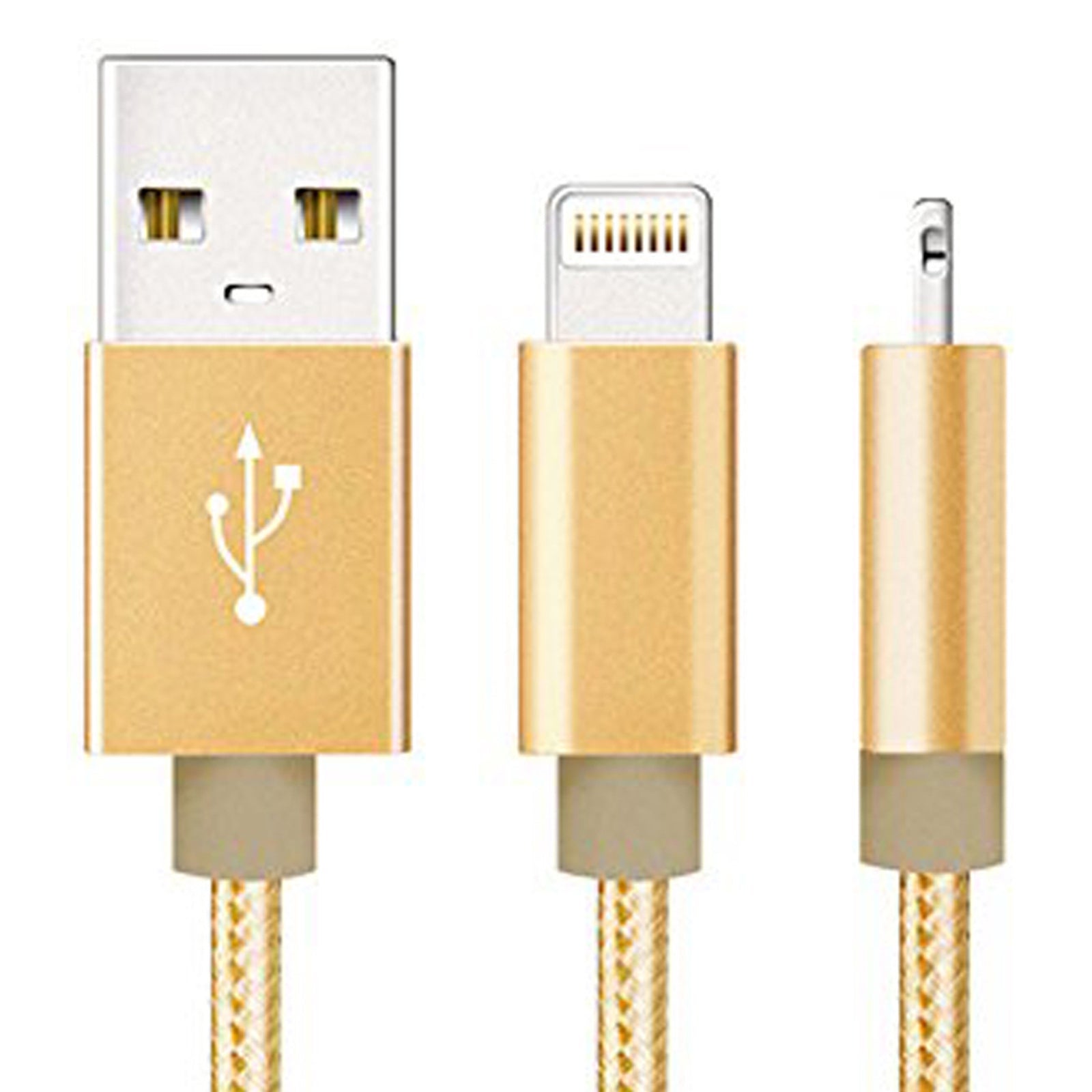 Braided Cable Lightning Data Charger Cord for Apple iPhone 5 6 7 8 X XS Xr PLUS 11 12 Pro Max Mini SE iPad