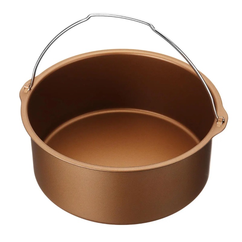 Buy 8 inch 1.8L Air Fryer Accessories Bread Baking Cake Making Pan