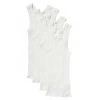 BONDS 4 Pack Baby Newborn Kids Girls Boys Vest Singlet Tank Top Underwear White BYLV