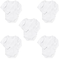 Bonds 5 Packs Baby Infant Wonderbodies Long Sleeve Bodysuit Wondersuit