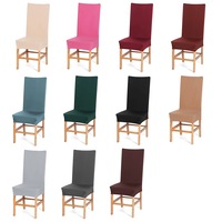 Washable Dining Wedding Outdoor Office Stretch Chair Seat Cover Slipcover