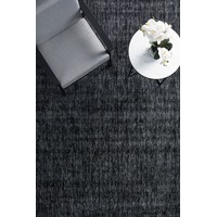 Rug Culture Black Textured Hand Loomed Rug