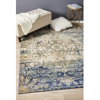 Abode Rug Culture Blue Silky Finish Vintage Medallion Rug