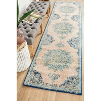 Abode Rug Culture Flamingo Pink Multi Vintage Look Transitional Runner Rug