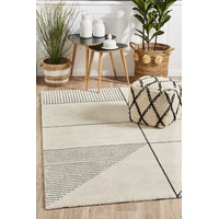 Abode Rug Culture Ivory & Charcoal Super Soft Metro Contemporary Rug