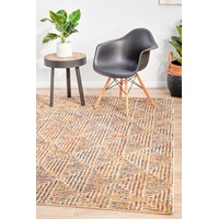Abode Rug Culture Multi Silky Finish Grid Rug