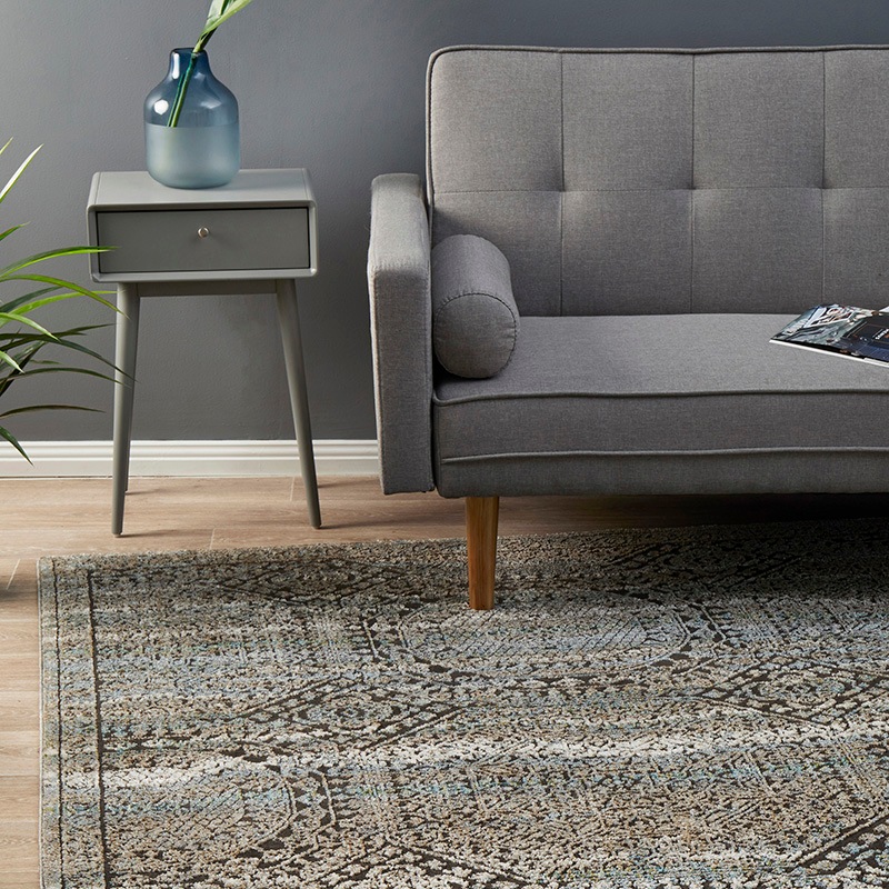 Buy Rug Culture Jezebel 160 Blue Modern Rug - MyDeal Australia
